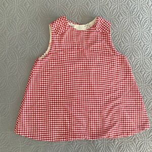 Red Gingham Kids Dress